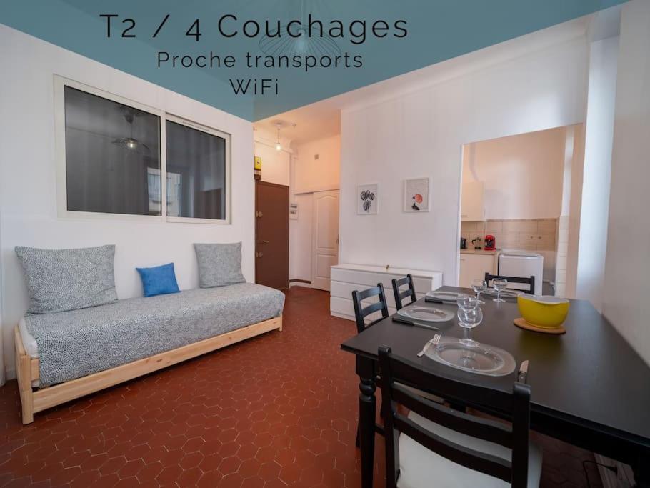 Appartement Tout Equipe 4 Couchages Belle De Mai Marseille Exterior photo